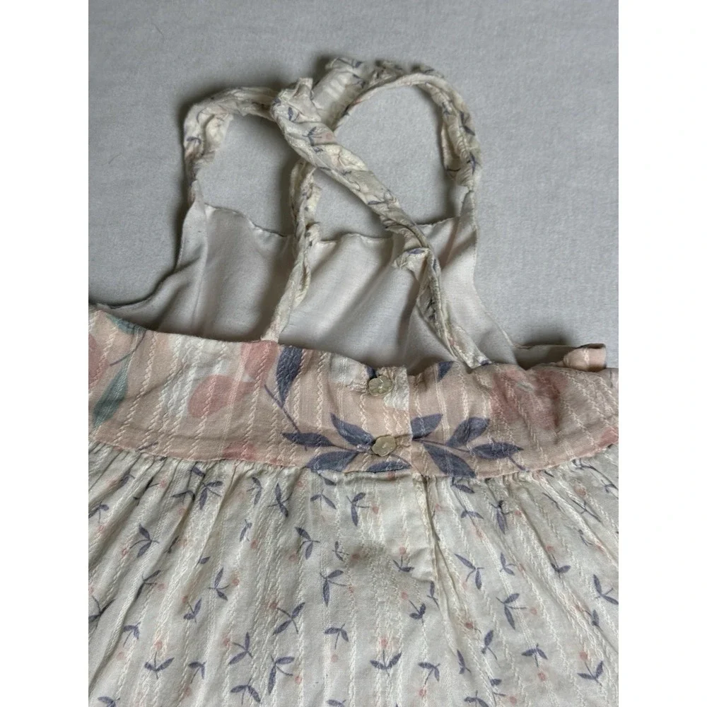 Catherine Malandrino Floral Tiered Size 5T Girls Sleeveless Dress